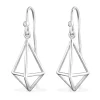 Hopeiset korvakorut, MINIMALISM/Diamond