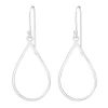 Hopeiset korvakorut, MINIMALISM/Teardrop (small)