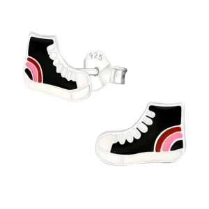 Hopeiset korvanapit, Basketball Shoe -koriskenkäkorvakorut