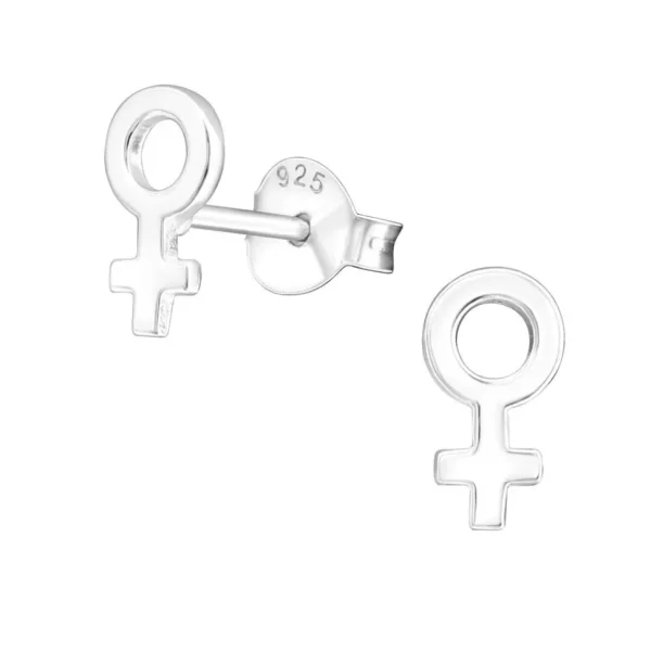 Hopeiset korvanapit, Girl + Girl Earstuds