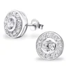 Hopeiset korvanapit, Luxury Cubic Zirconia