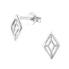 Hopeiset korvanapit, MINIMALISM/Open Diamond