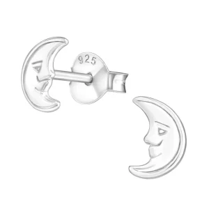 Hopeiset korvanapit, Moon Earstuds -kuunsirppi korvanapit