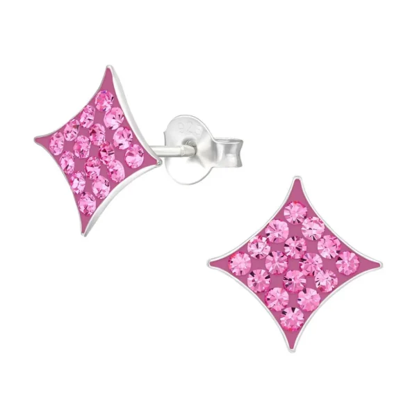Hopeiset korvanapit, Pink Square -pinkki neliö