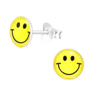 Hopeiset korvanapit, Smiley -hymynaama korvakorut