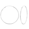 Hopeiset renkaat, Basic 50mm Silver Hoops