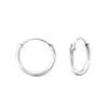 Hopeiset renkaat, Basic 12mm Silver Hoops