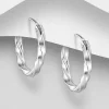 Hopeiset renkaat, Twisted Silver Hoops