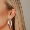 Hopeiset renkaat, Wide Basic Silver Hoops