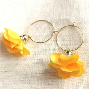 2 in 1-korvakorut, Daisy (keltainen)