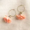 2 in 1-korvakorut, Daisy (persikka)