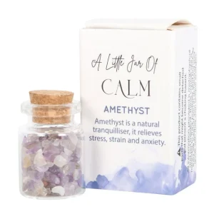 Jar of Calm, Amethyst -ametisti onnenkivipullo "rauha"