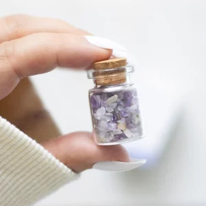 Jar of Calm, Amethyst -ametisti onnenkivipullo "rauha"