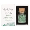 Jar of Luck, Green Aventurine -aventuriini onnenkivipullo "onni"