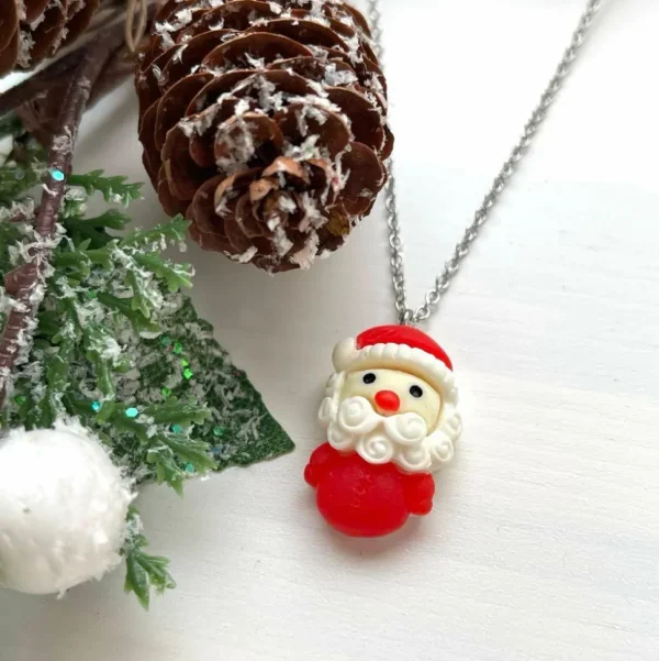 Joulukaulakoru, Little Santa -suloinen joulupukki kaulakoru