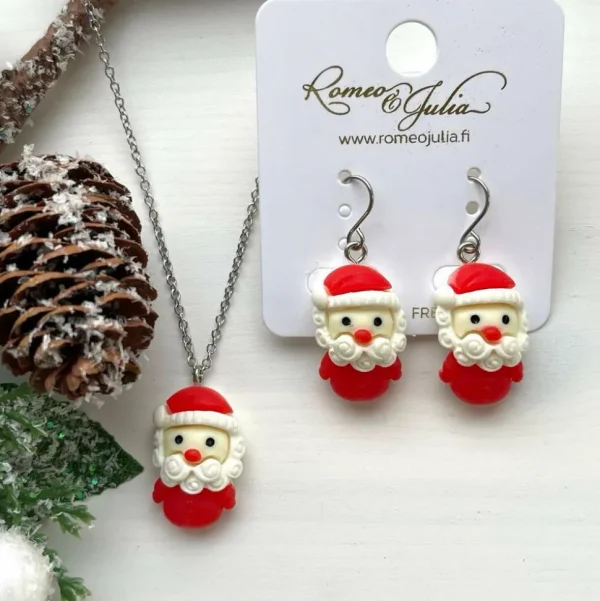 Joulukaulakoru, Little Santa -suloinen joulupukki kaulakoru