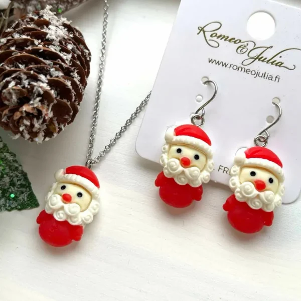Joulukaulakoru, Little Santa -suloinen joulupukki kaulakoru