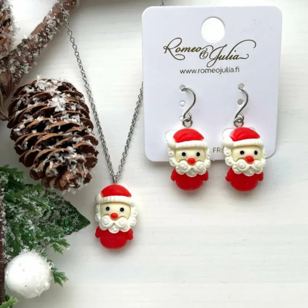 Joulukaulakoru, Little Santa -suloinen joulupukki kaulakoru