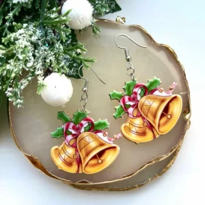 Joulukorvakorut, Christmas Bells -korvakorut jouluisin kellokoristein