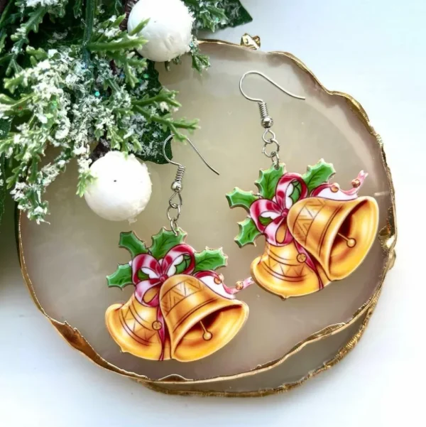 Joulukorvakorut, Christmas Bells -korvakorut jouluisin kellokoristein