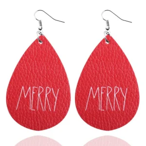 Joulukorvakorut, Christmas Teardop/Merry