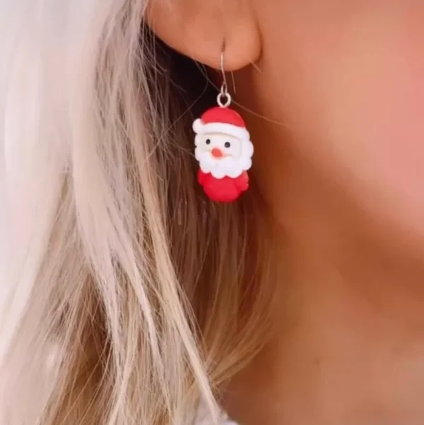 Joulukorvakorut, Little Santa -suloiset joulupukki korvakorut