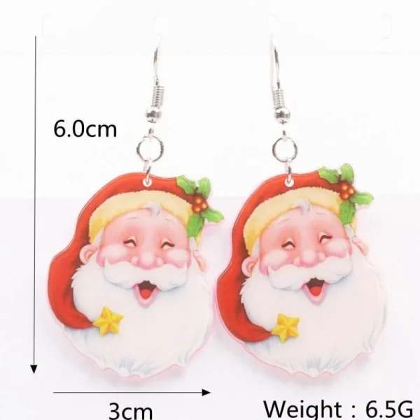 Joulukorvakorut, Santa Claus -nauravaiset joulupukkikorvakorut