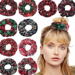 Jouluscrunchie | SUGAR SUGAR, Christmas Scrunchie in Tartan