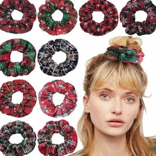 Jouluscrunchie | SUGAR SUGAR, Christmas Scrunchie in Tartan
