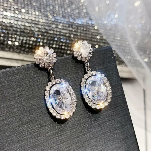 Juhlakorvakorut, PARIS BIJOUX/Classic Sparkly Earrings