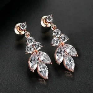 Juhlakorvakorut, PARIS BIJOUX/Delicate Rosegold Leafs