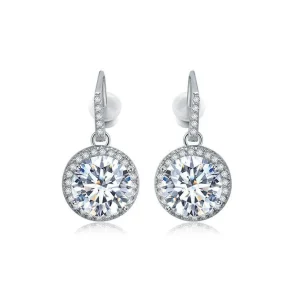Juhlakorvakorut, ROMANCE/Beautiful CZ Earrings in Silver
