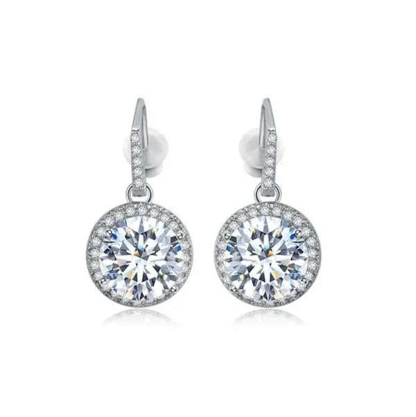 Juhlakorvakorut, ROMANCE/Beautiful CZ Earrings in Silver