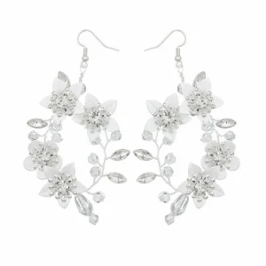Juhlakorvakorut, ROMANCE | Delicate Twine Earrings in Silver
