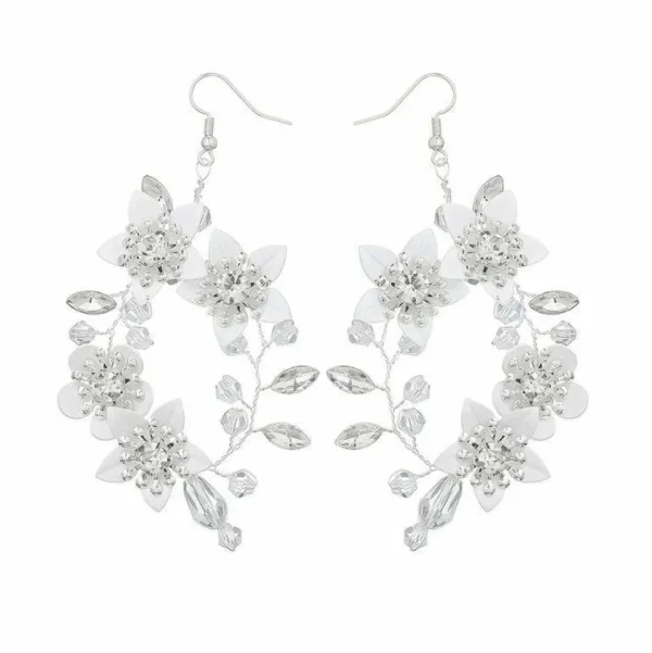 Juhlakorvakorut, ROMANCE | Delicate Twine Earrings in Silver