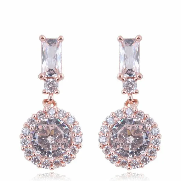 Juhlakorvakorut, ROMANCE/Drop Earrings in Rosegold