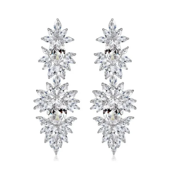 Juhlakorvakorut, ROMANCE/Luxurious Earrings in Silver