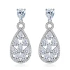 Juhlakorvakorut, ROMANCE/Luxurious Teardrop Earrings with CZ