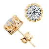 Juhlakorvakorut, ROMANCE | Romantic Round Earrings in Gold