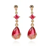 Juhlakorvakorut, ROMANCE | Romantic Teardrop Earrings in Ruby