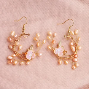 Juhlakorvakorut, ROMANCE | Romantic Twine Earrings in Gold