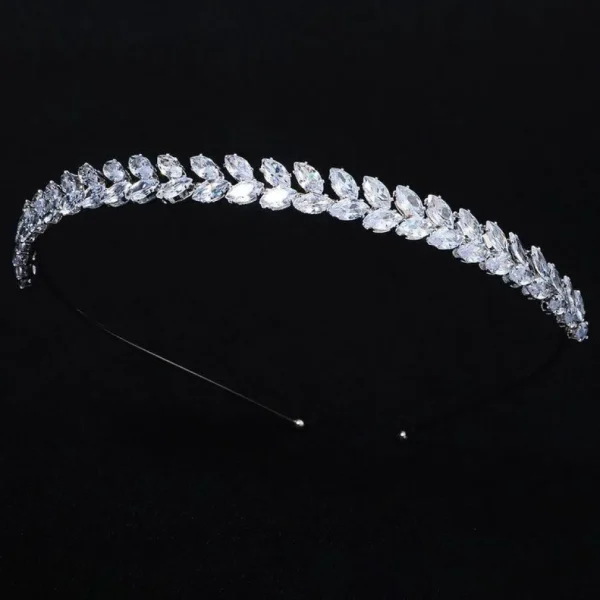 Juhlapanta, ROMANCE | Gianna -lehtiköynnöspanta Cubic Zirconioilla
