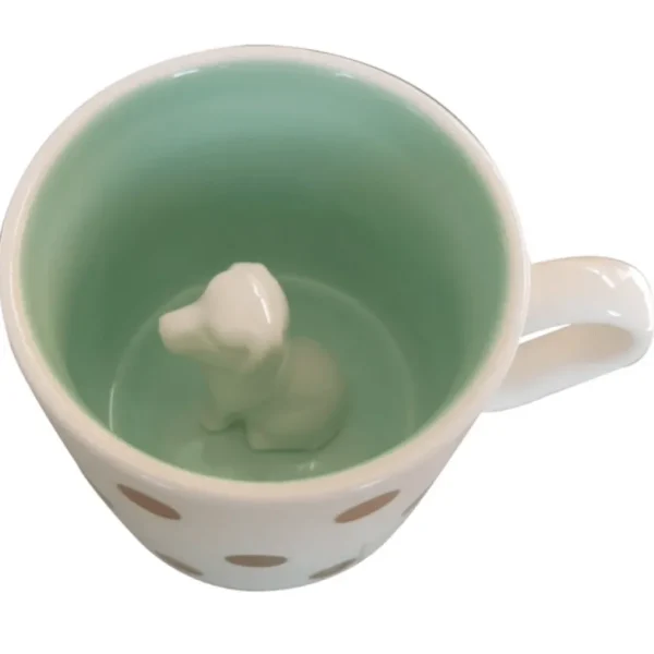 Kahvikuppi, House of Disaster | Spotty Dog Cup -pilkullinen koirakuppi