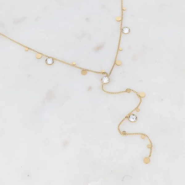Kaulakoru, BOHM PARIS | Collier Khalissa -kirkas Y-kaulakoru (kulta)