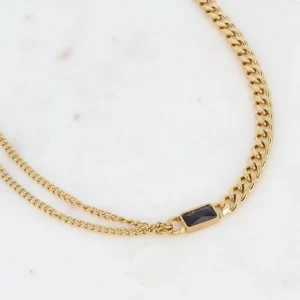 Kaulakoru, BOHM PARIS | Collier Mirha -musta kristallikaulakoru