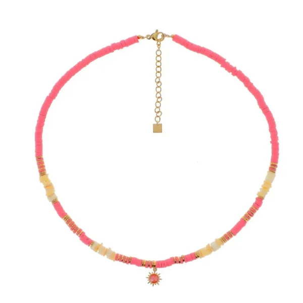 Kaulakoru, BOHM PARIS | Collier Surf avec cristal pink