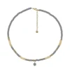 Kaulakoru, BOHM PARIS | Collier Surf avec cristal gris