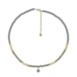 Kaulakoru, BOHM PARIS | Collier Surf avec cristal gris