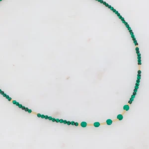 Kaulakoru, BOHM PARIS | Collier Malachite -malakiitti luonnonkivikoru