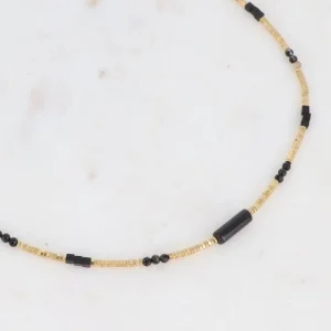 Kaulakoru, BOHM PARIS | Collier Elody -musta akaatti